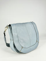 Caterina Lucchi Powder Blue Leather Cross Body Bag
