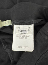 Obi New Zealand Black Leather Contrast Leggings NWT - AU14