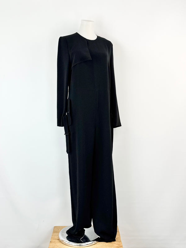 Max Mara Black Long Sleeve Jumpsuit - AU10