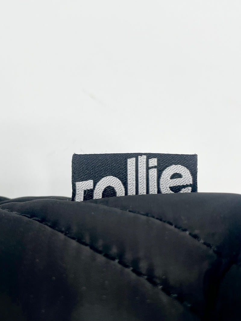 Rollie Black Nylon Puffer Tote Bag