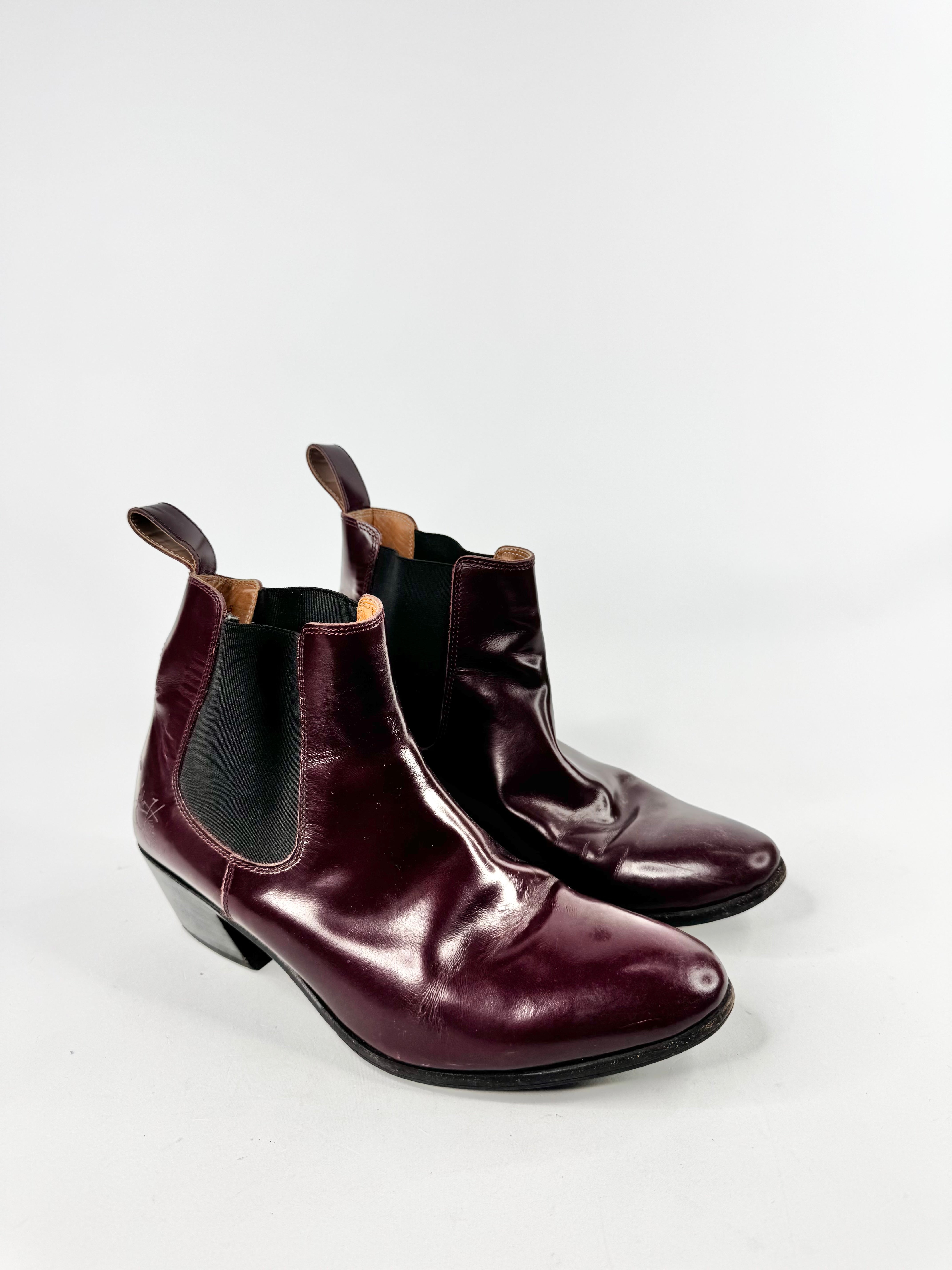 John Fluevog Mahogany Ankle Boots - EU40.5