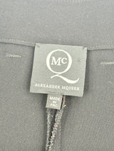 McQ Alexander McQueen Black Pleat Wide-Leg 3/4 Pant - AU10/12