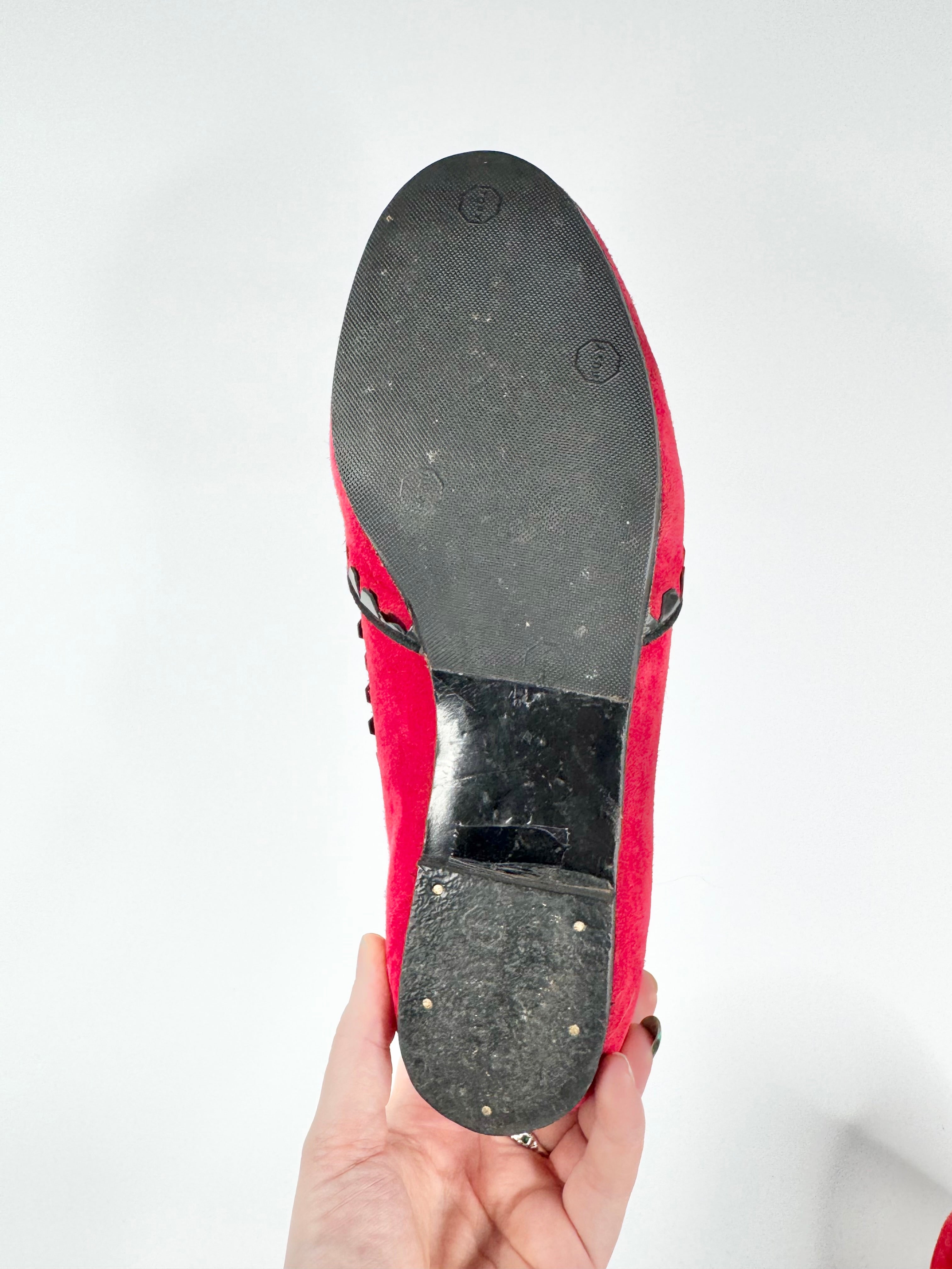 Moschino Cheap & Chic Cherry Red Loafers - EU40