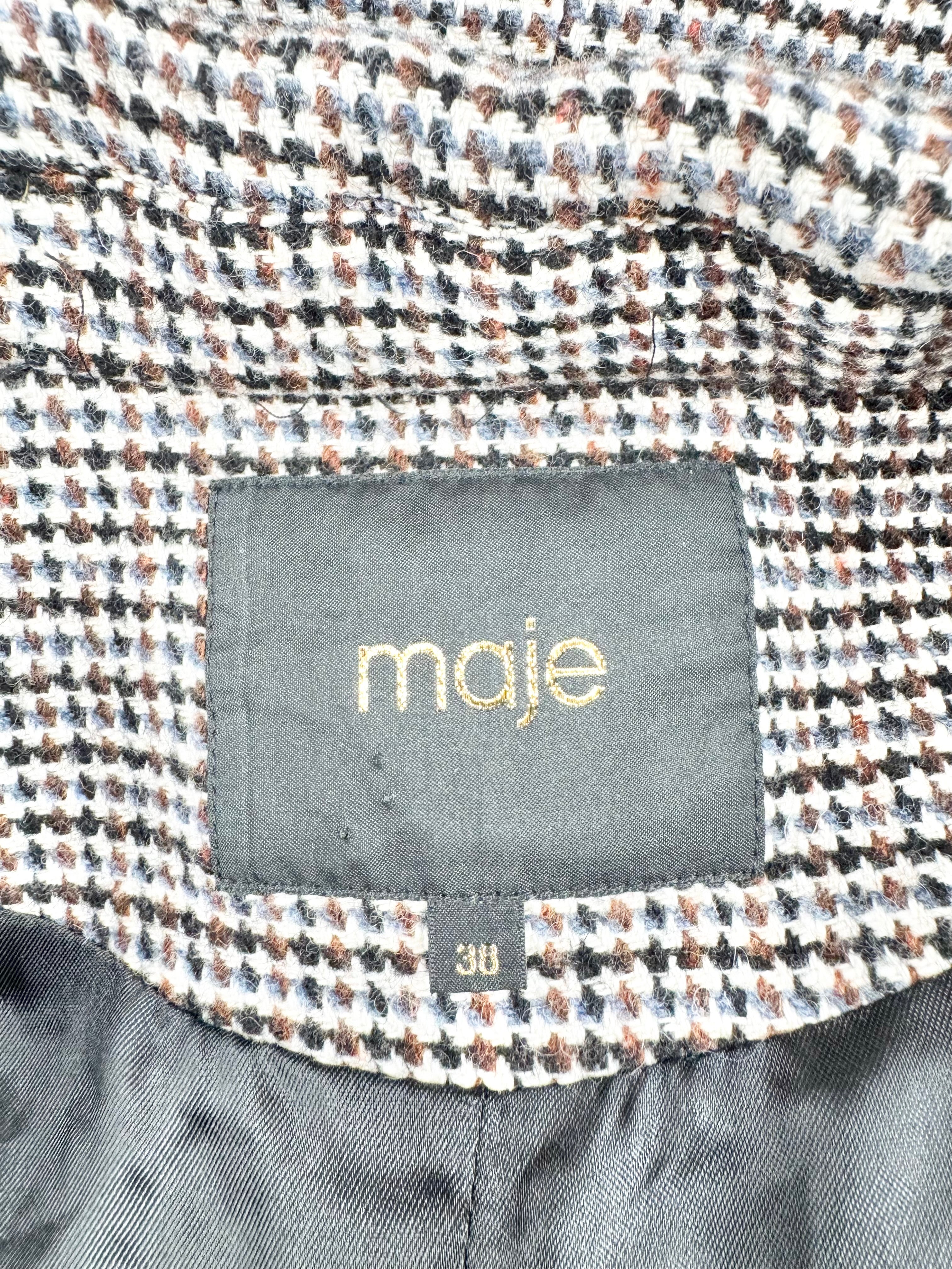 Maje Brown Grey & White Tweed - AU8/10