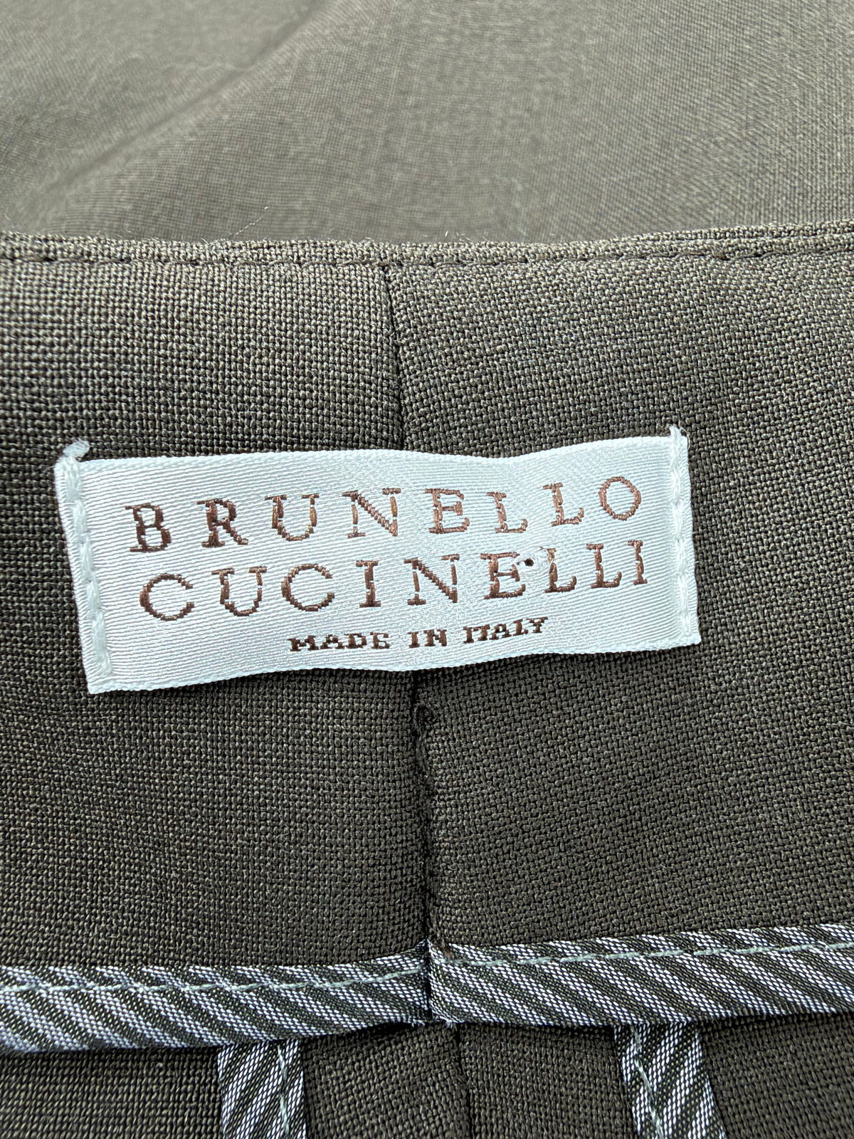Brunello Cucinelli Coffee Slacks - AU10/12