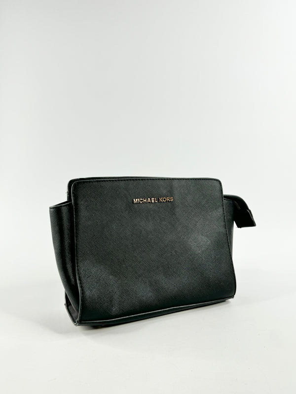 Michael Kors Black Mini Cross Body Bag