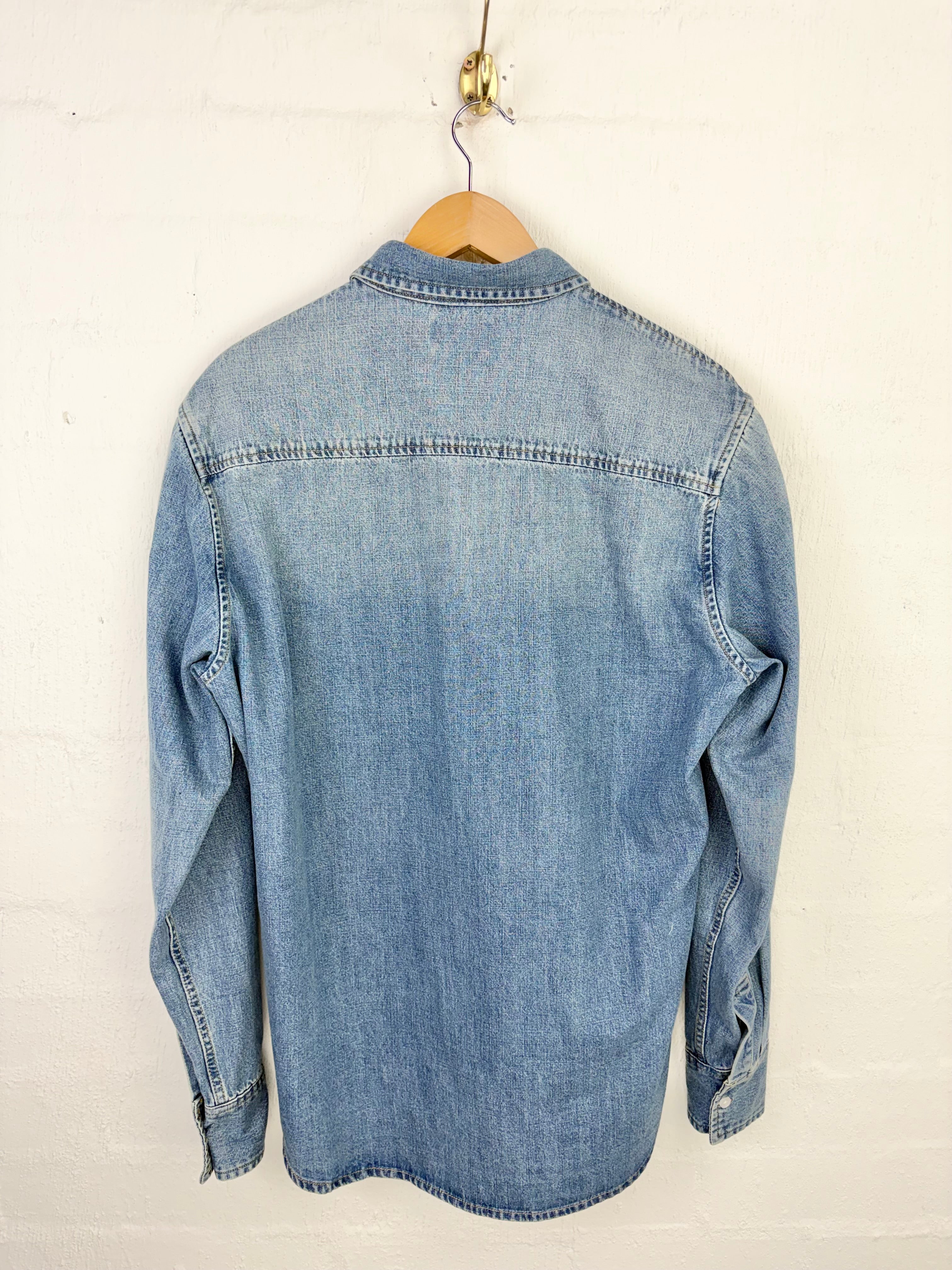 Flannel Blue Denim Shirt - AU12
