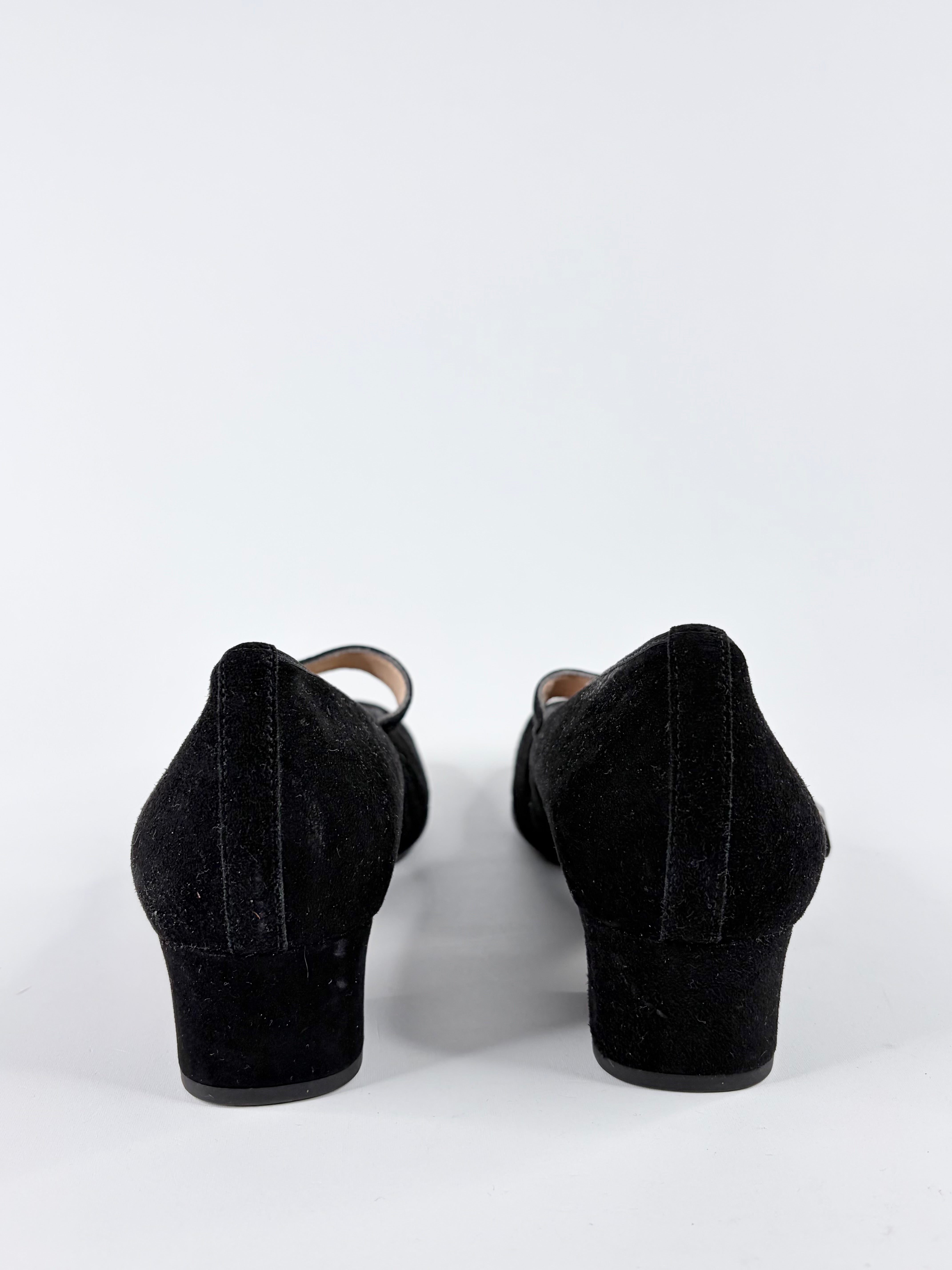 Hassia Black Suede Mary Jane’s - EU41