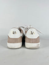 Stuart Weitzman Rose Suede Two-Tone 'Daryl' Sneakers - EU41.5