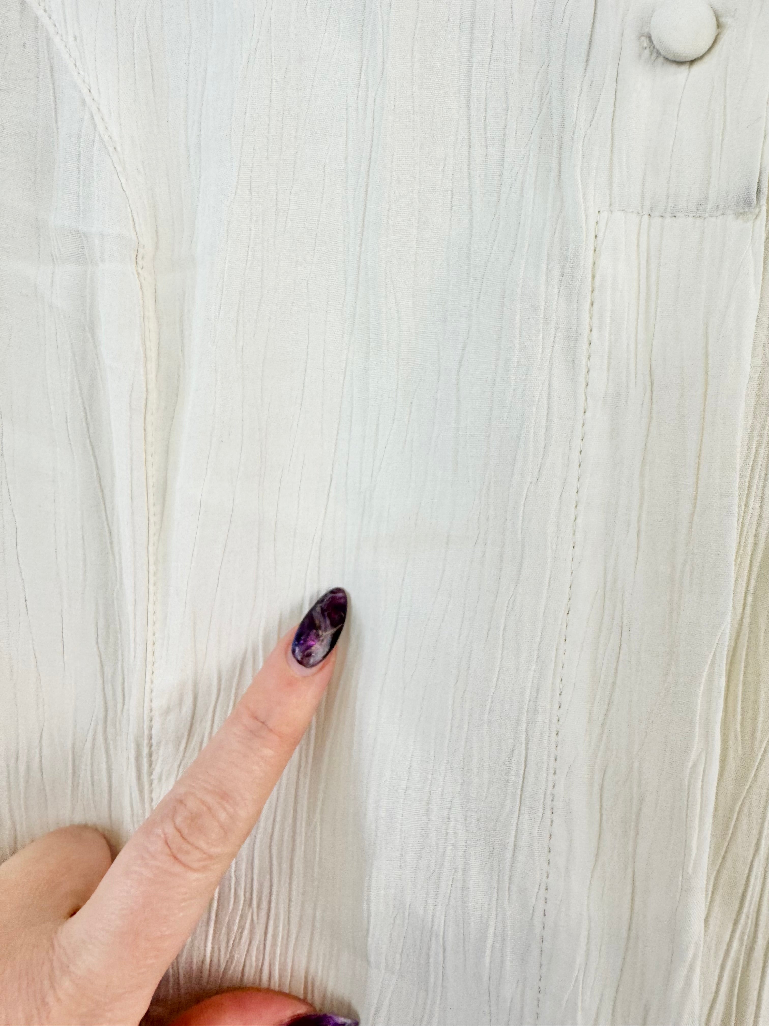 COUNTRY ROAD CREAM BUTTON UP BLOUSE - AU10