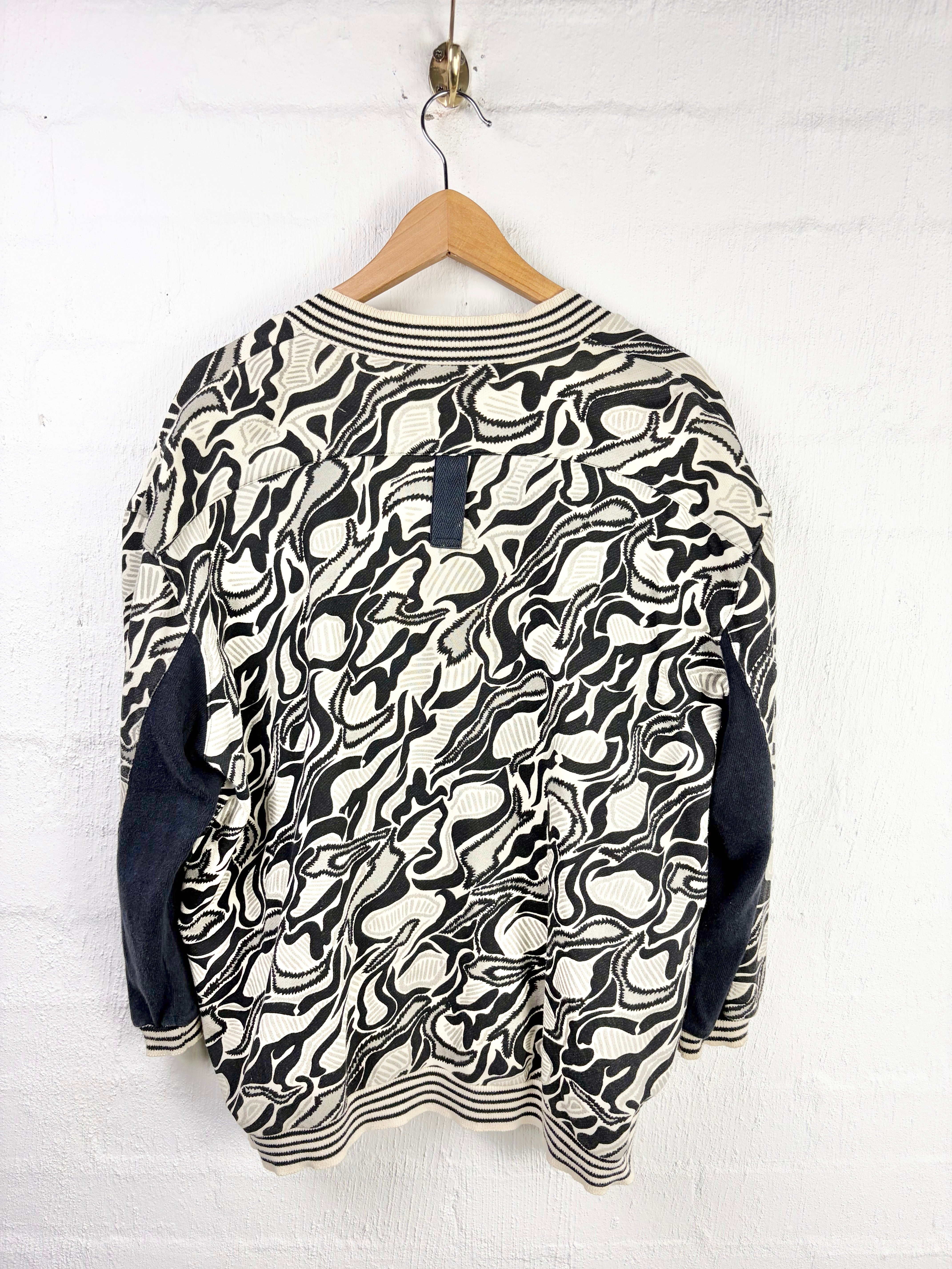 Vintage Jag Printed Cotton Cardigan - M