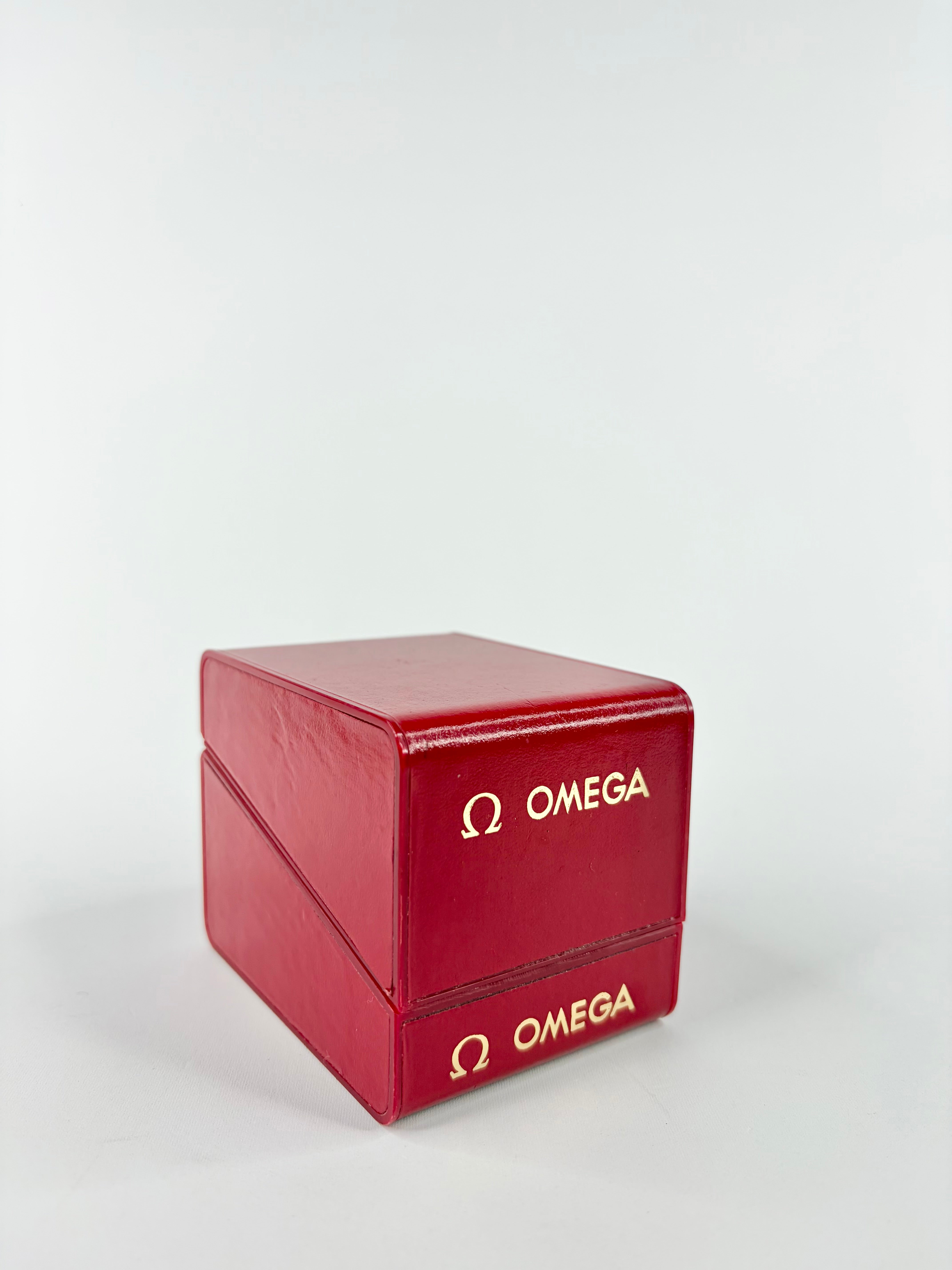 Vintage 80s Omega Gold Toned 'Seamaster' Quartz Watch in Box