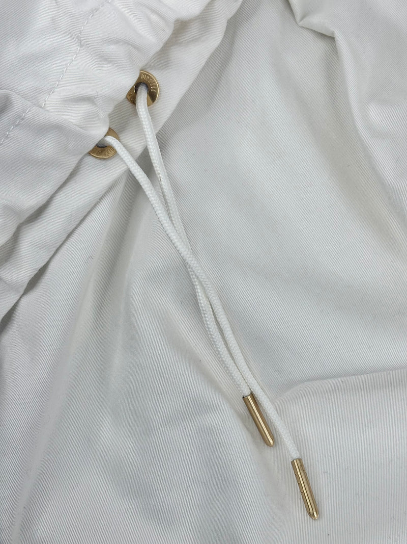 Dion Lee White Twill Parachute-Style Pants - AU6/8