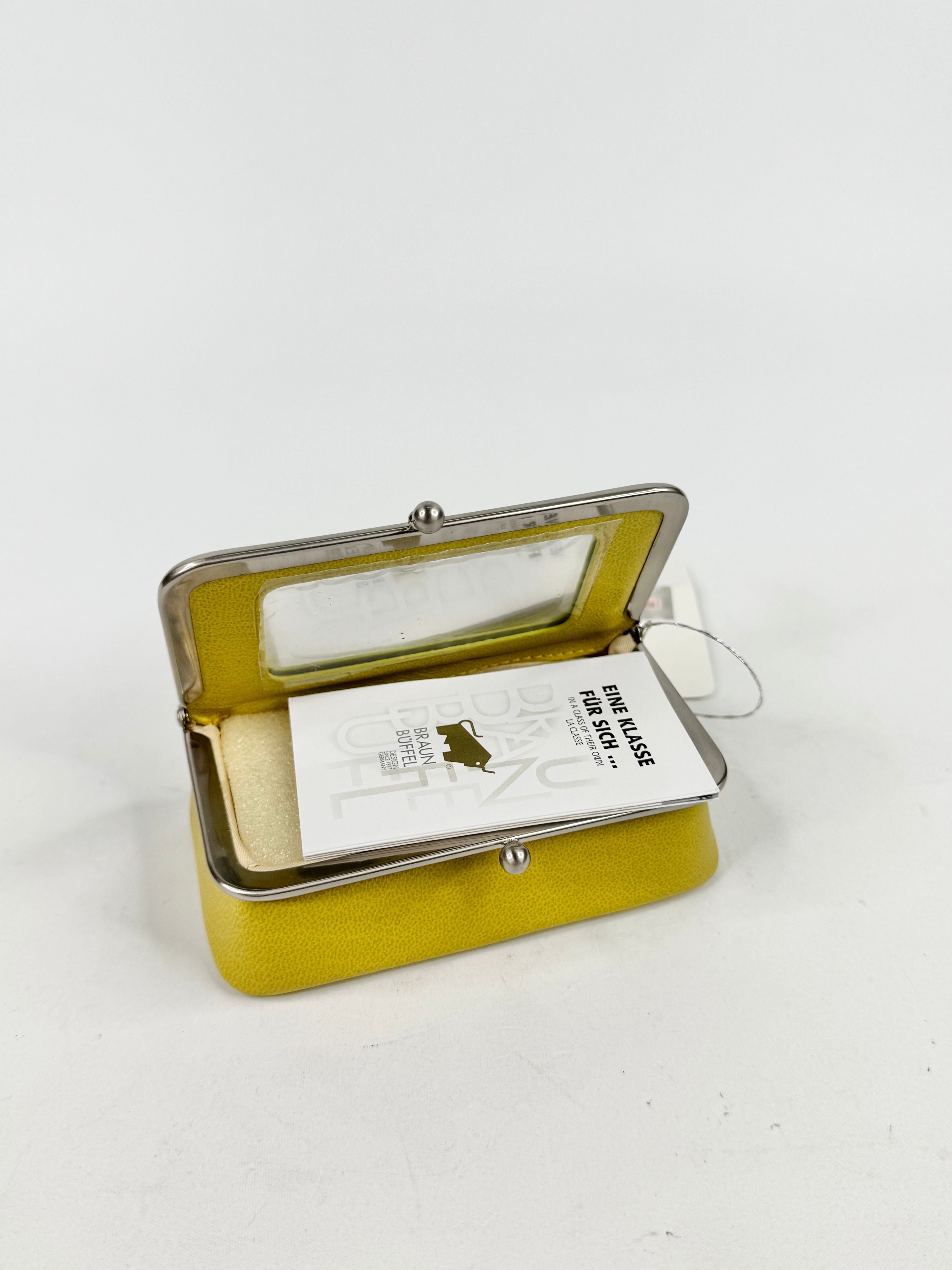 Braun Buffel Lime Green Purse NWT