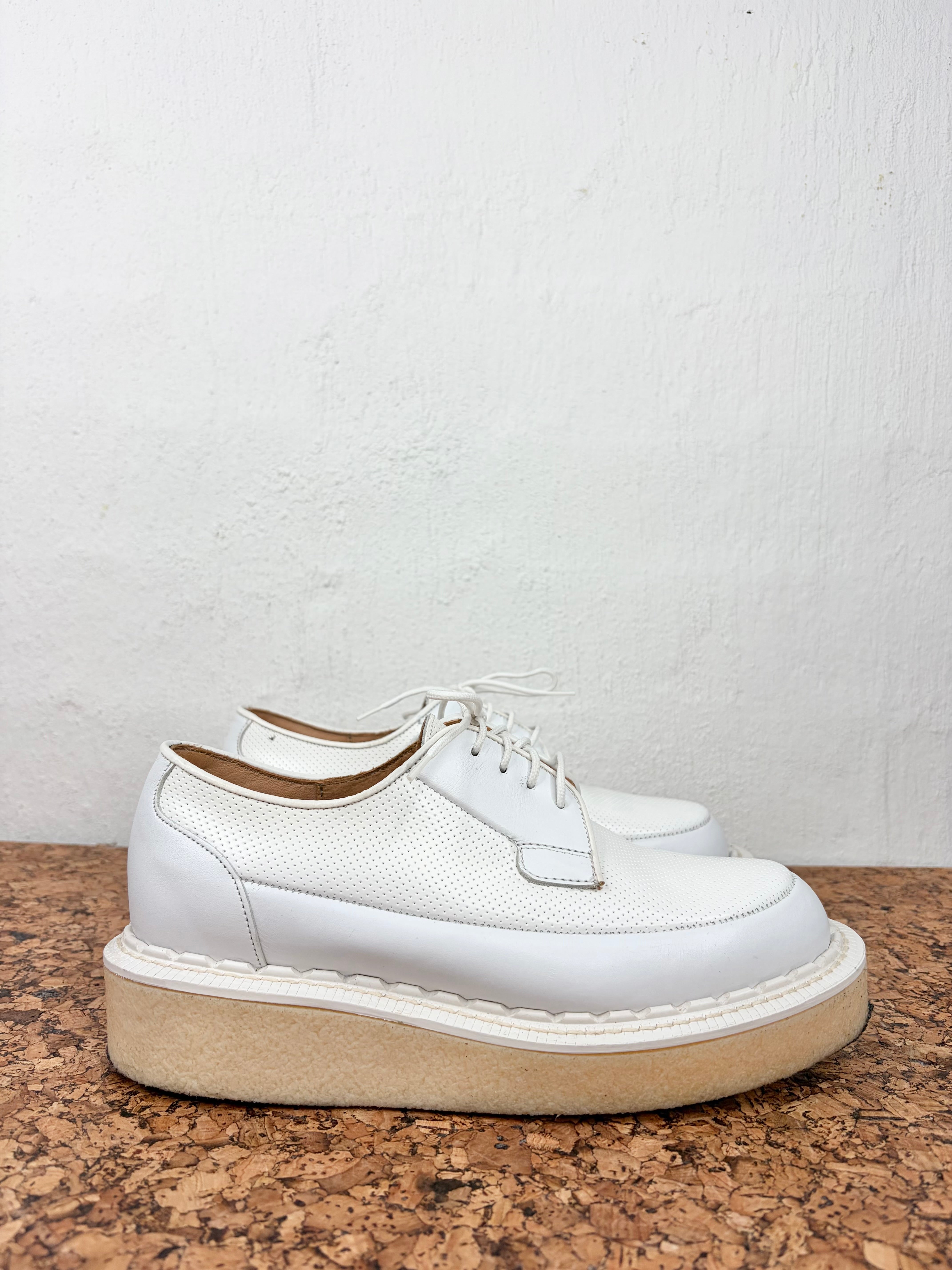 Purified x George Cox Switch Design Gum Sole Leather Lace-up Shoes - EU38
