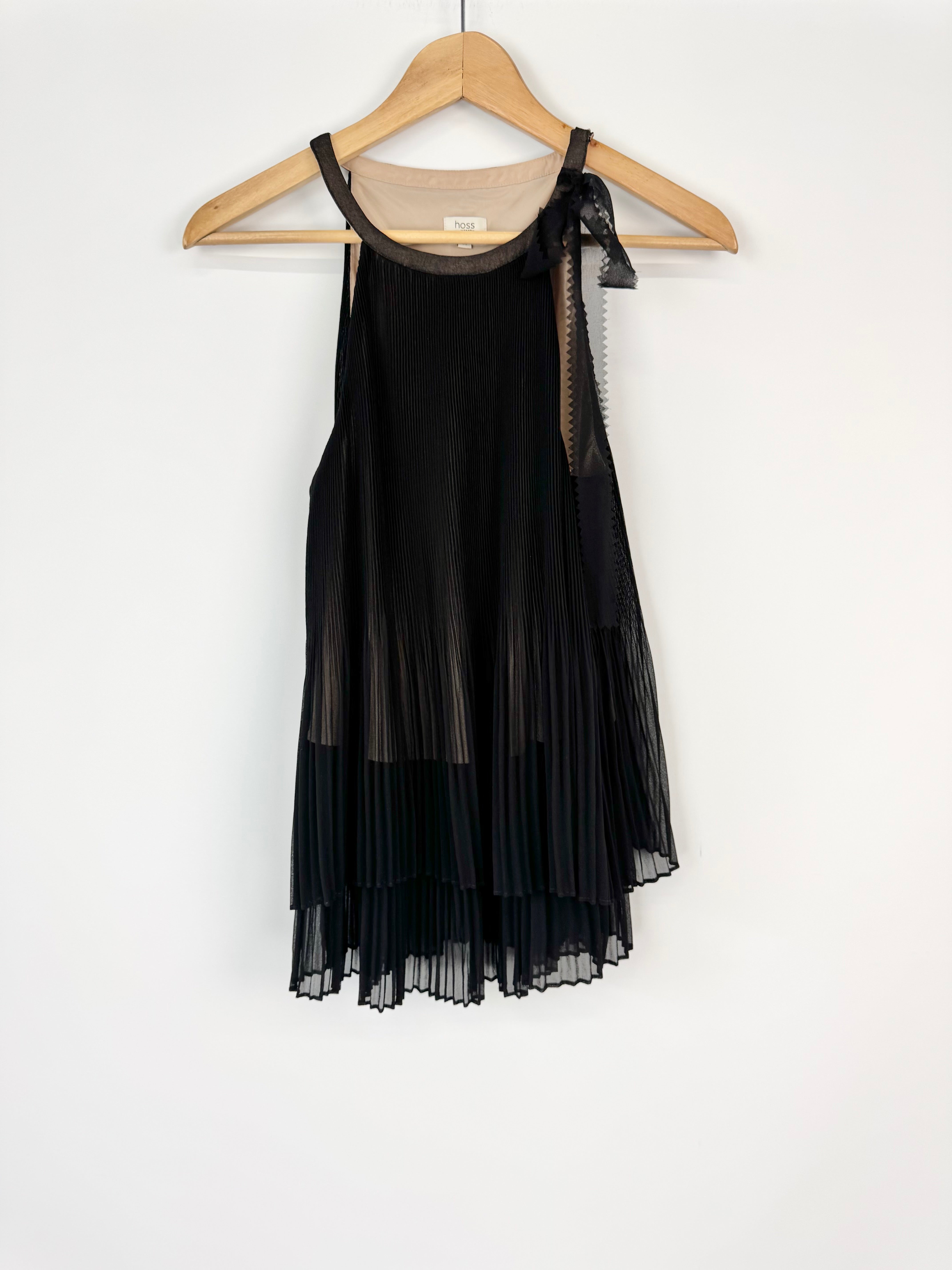 Hoss Intropia Double Pleated Sleeveless Top - AU8