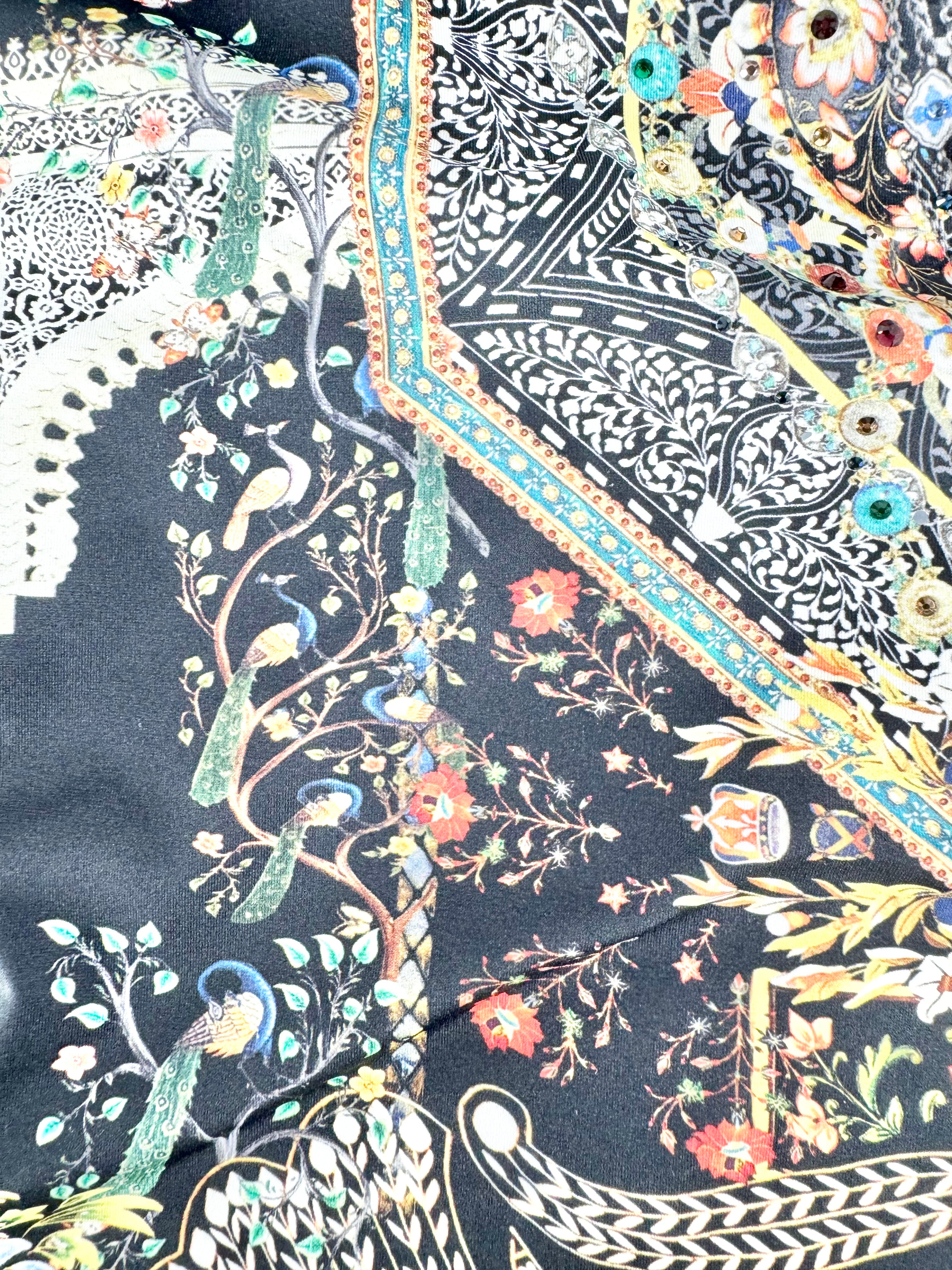 Black Jewel Embellished Swimsuit - AU10