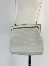 Vintage Glomesh Pearl-White Evening Bag