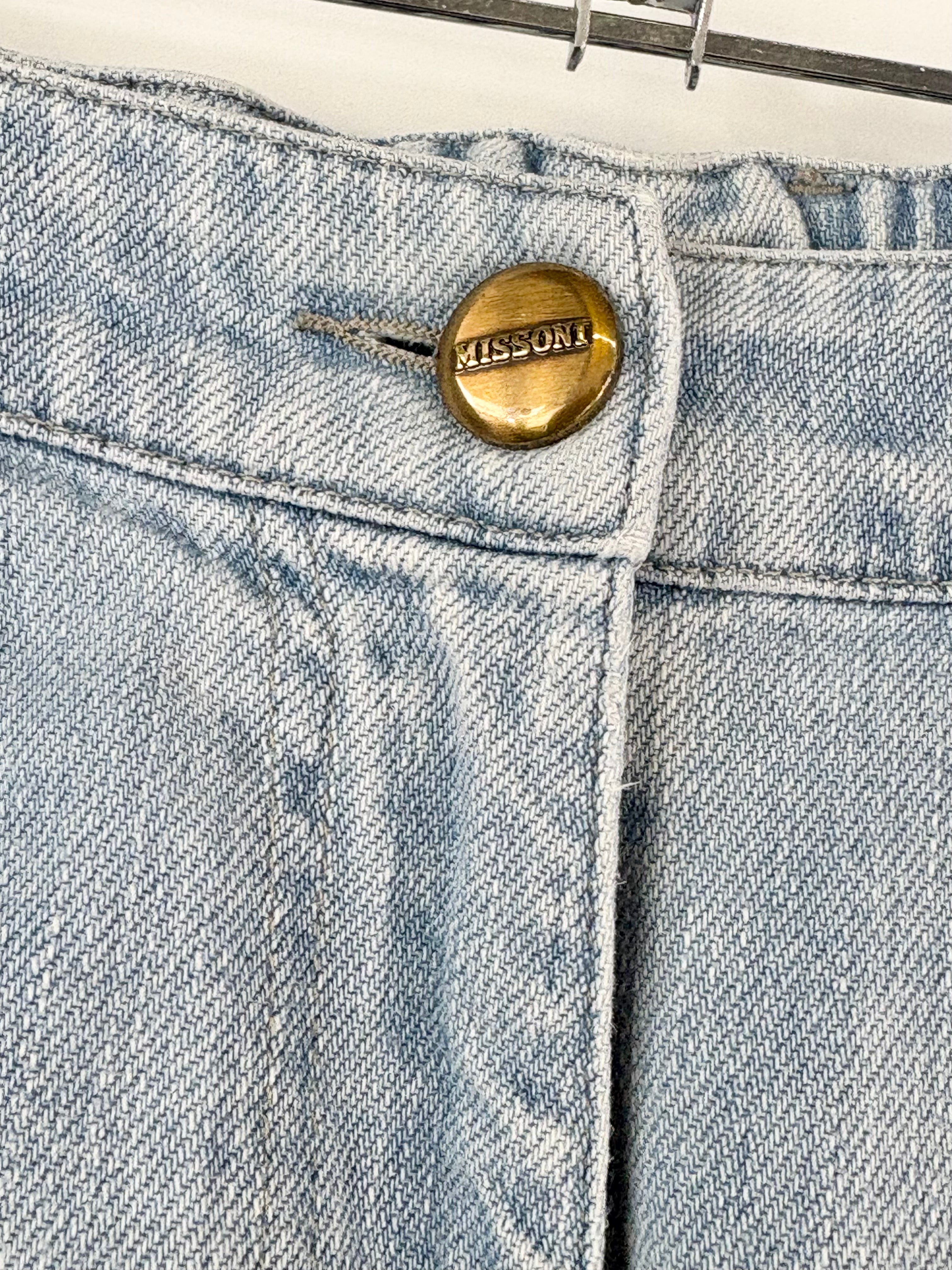 Missoni Washed Blue Straight-Leg Jeans - AU14