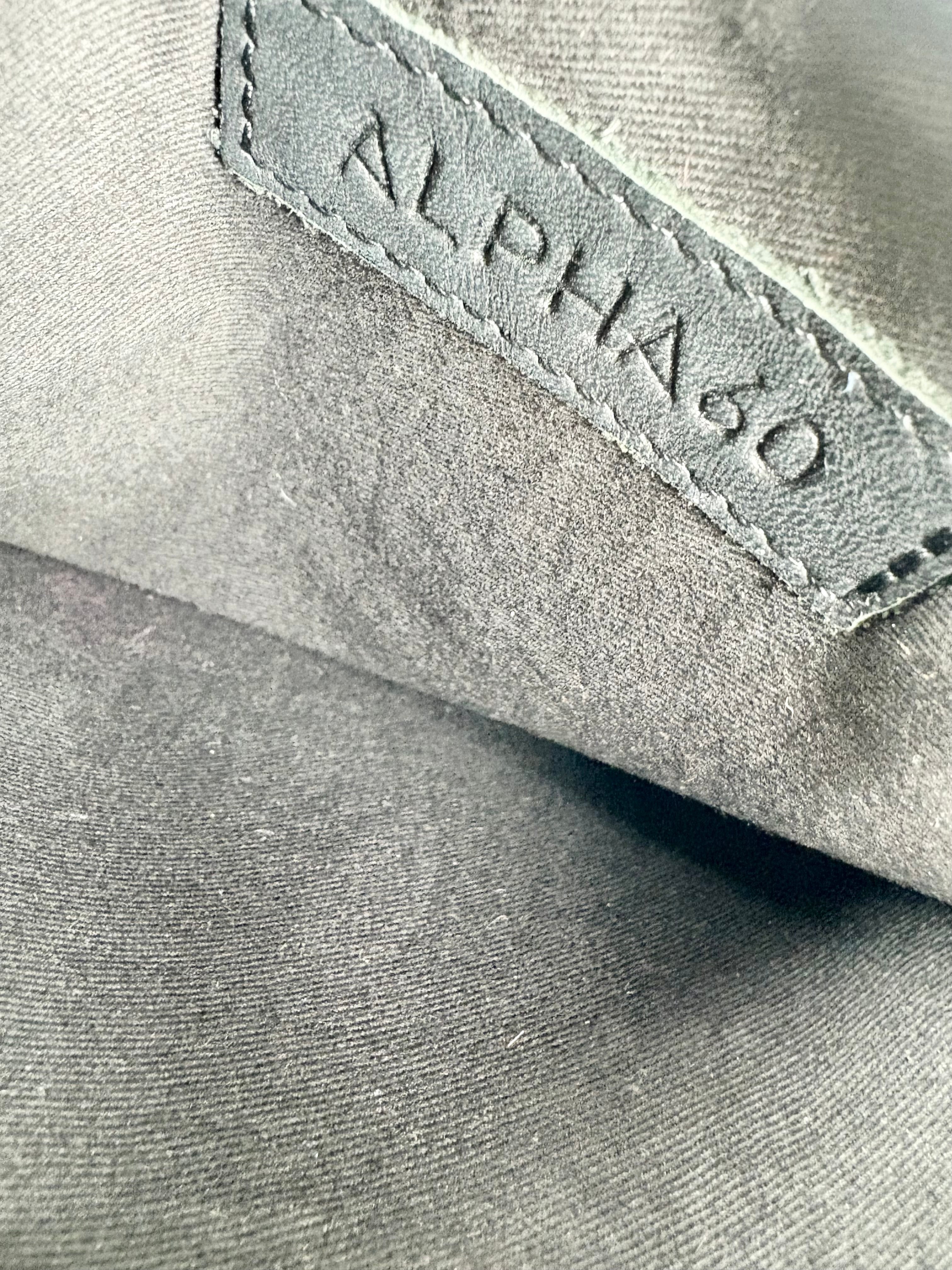 Alpha60 Washed Tan Leather Pouch