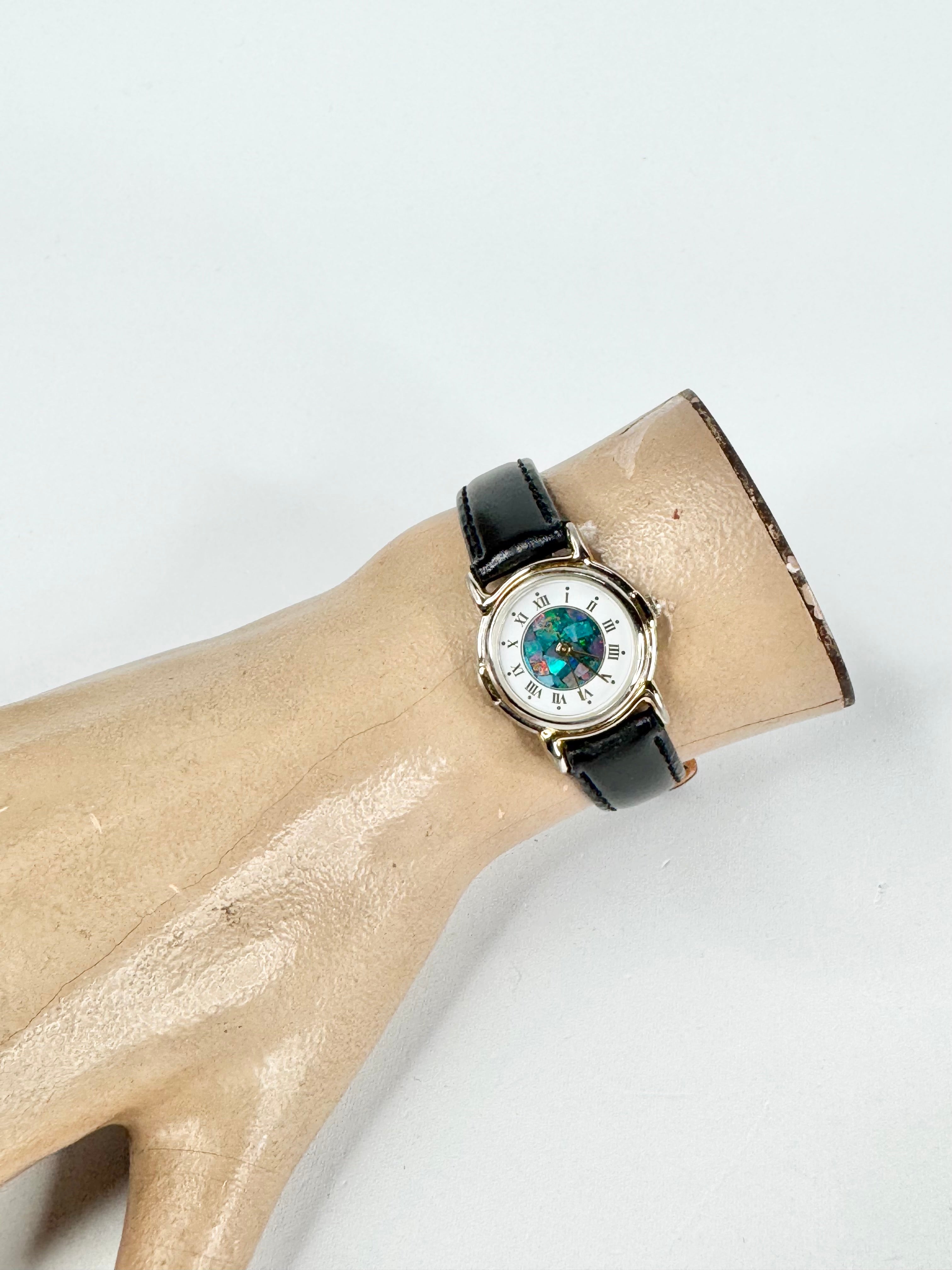 Vintage Opaland Opal Face Watch