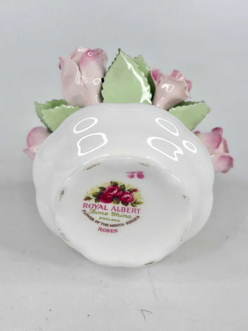 Vintage 80s Royal Albert 'Flowers of the Month' Mini Roses