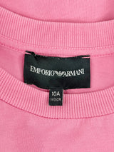 Emporio Armani Kids Pink Smurfs Cotton Dress - 10