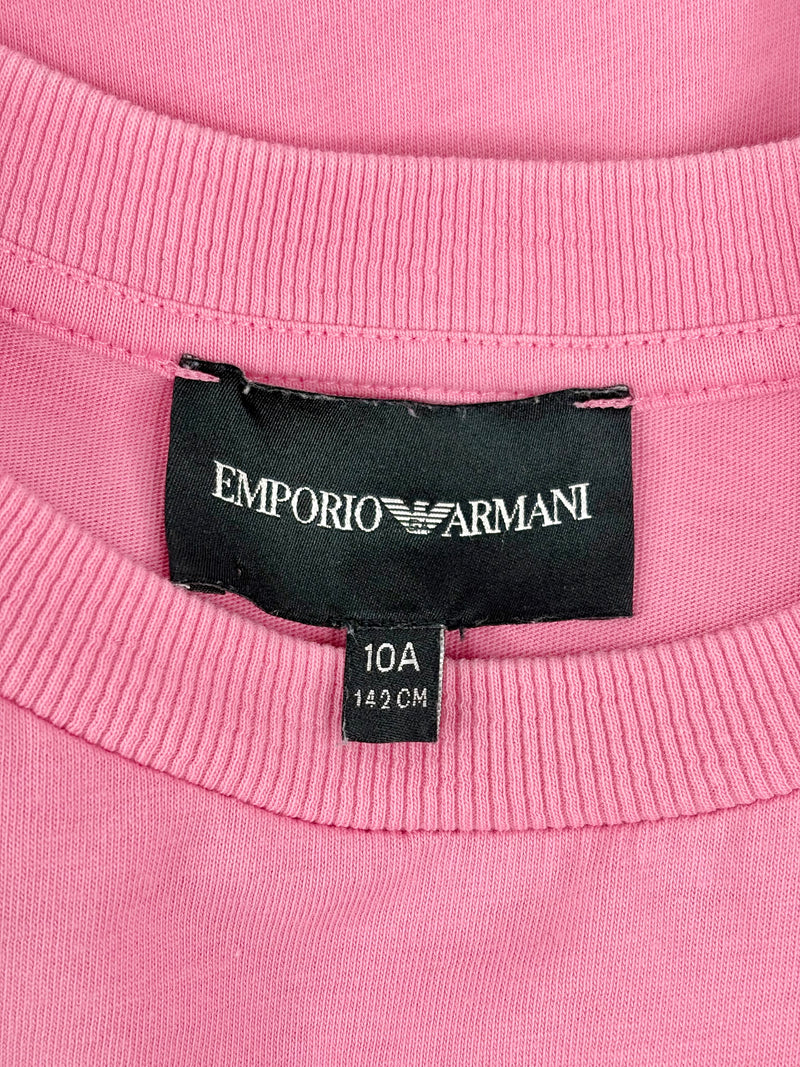 Emporio Armani Kids Pink Smurfs Cotton Dress - 10
