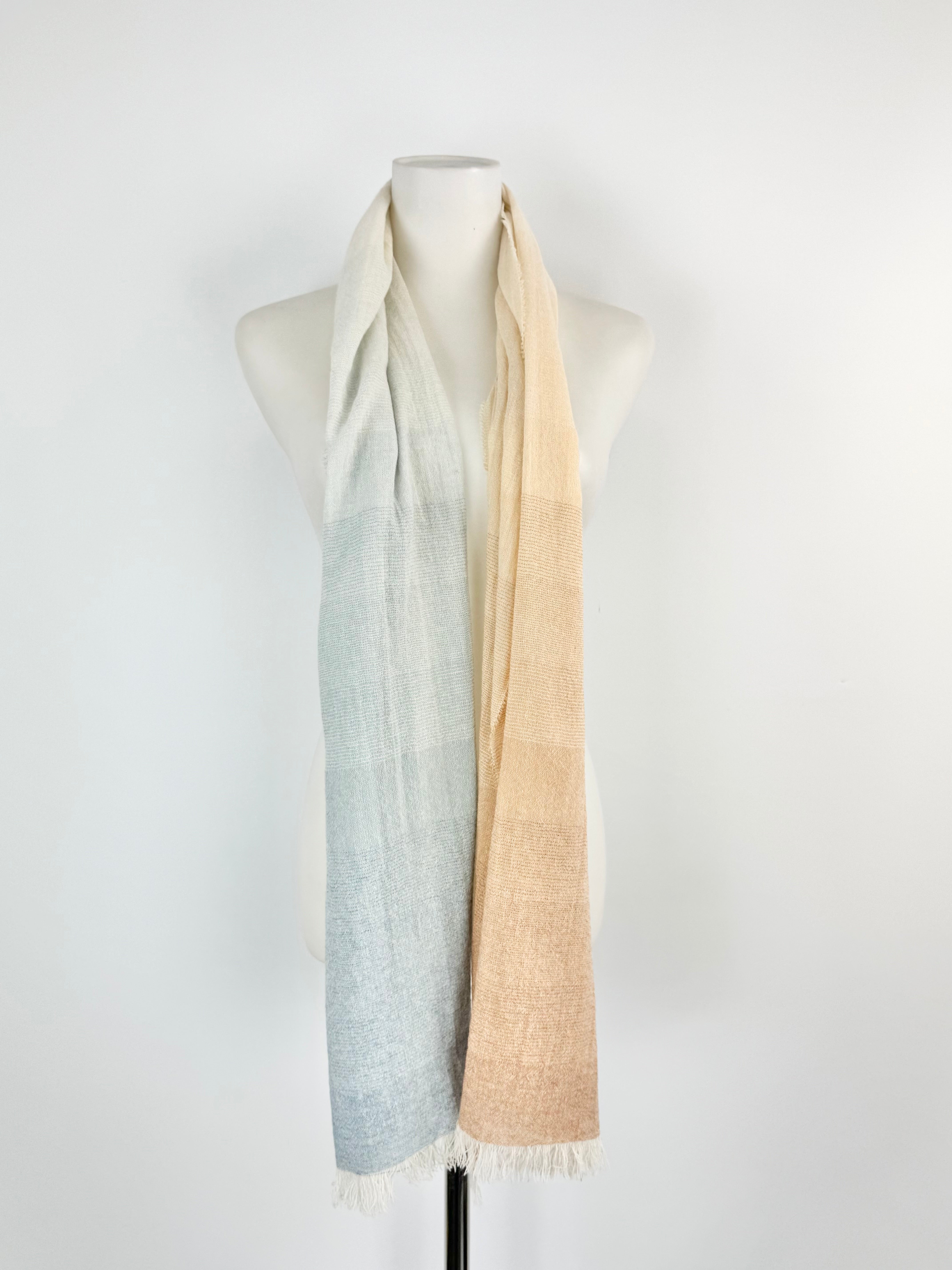 Glen Isla Light Woven Cashmere Scarf MN
