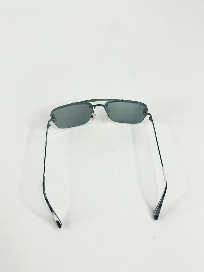 Prada Black Square Lens Sunglasses