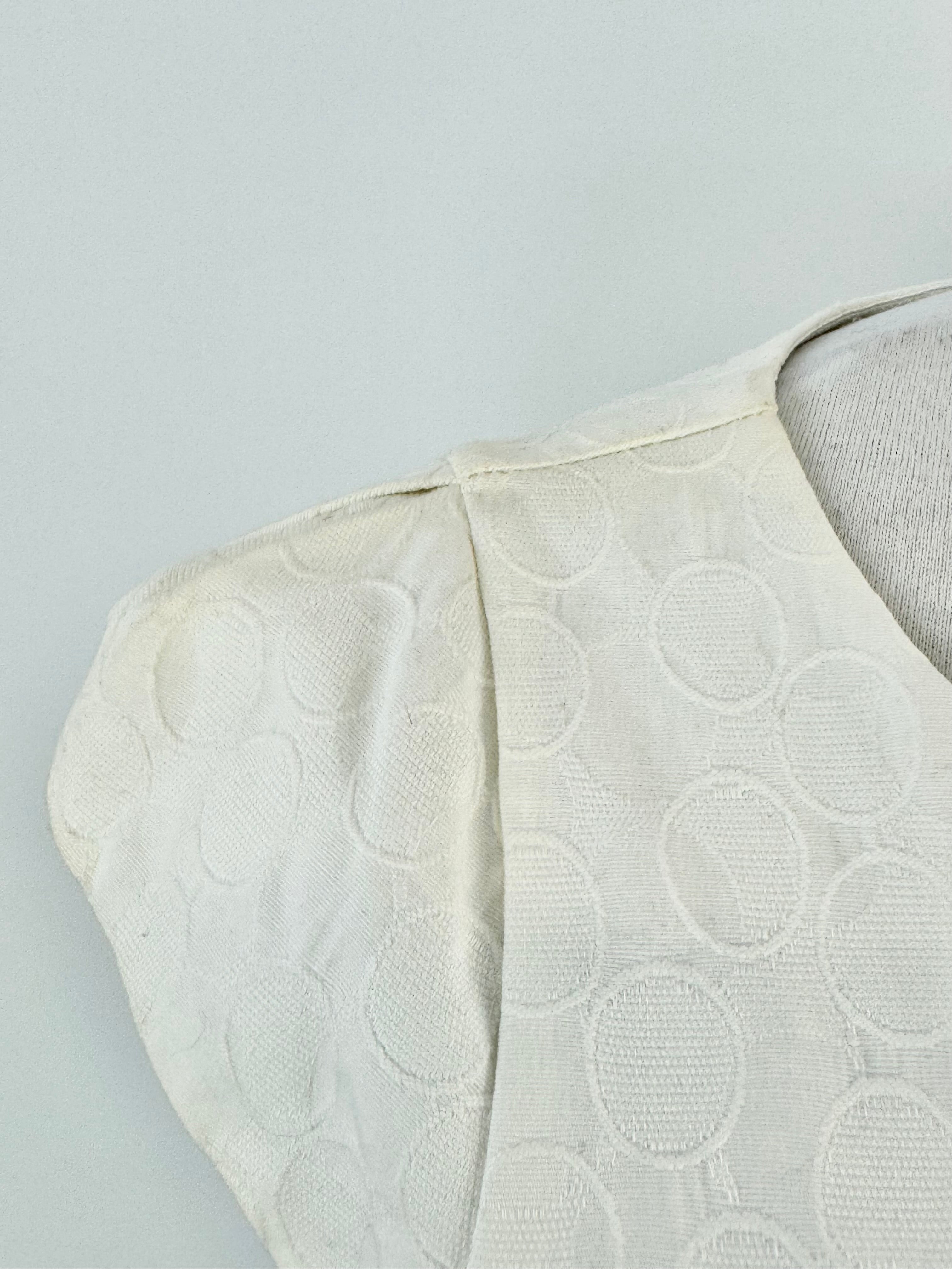 Anthea Crawford Soft Cream Peplum Dress NWT - AU12