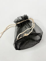 Vicsin Australia Vintage Black Mesh Embellished Mini Cape