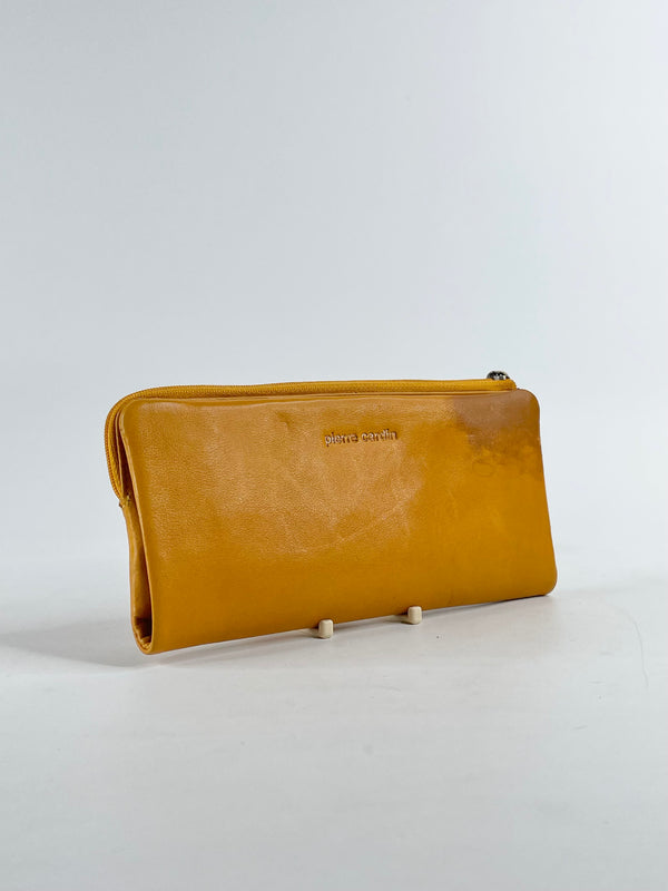 Pierre Cardin Mustard Yellow Leather Wallet