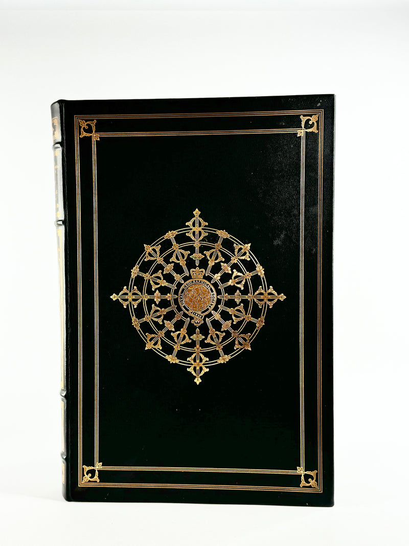 1983 Royal Geographical Society Leather Bound Atlas Book
