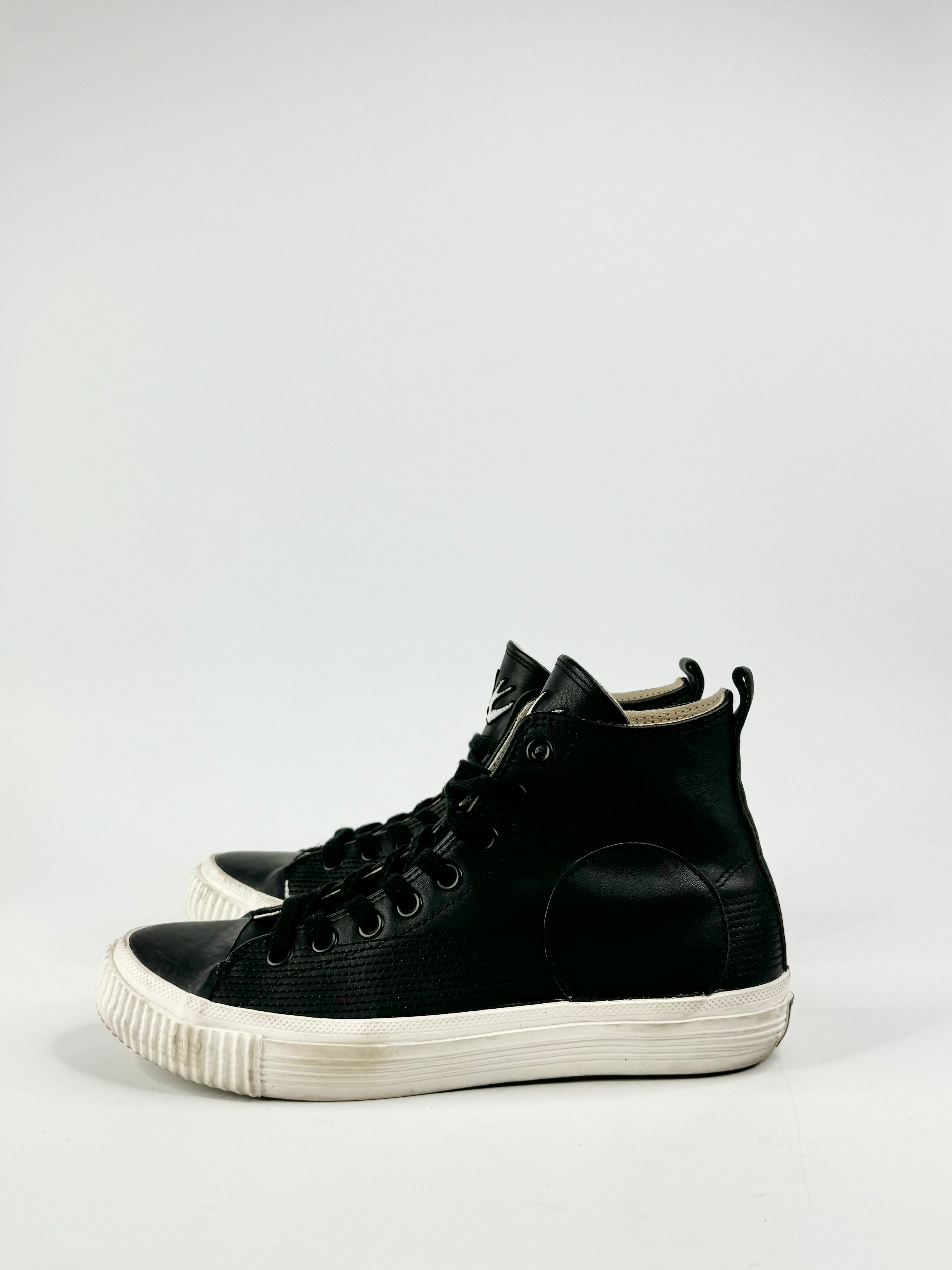 McQ Black High Top Sneakers - EU42