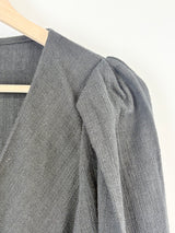 Bec + Bridge Black Textured Wrap Dress - AU8
