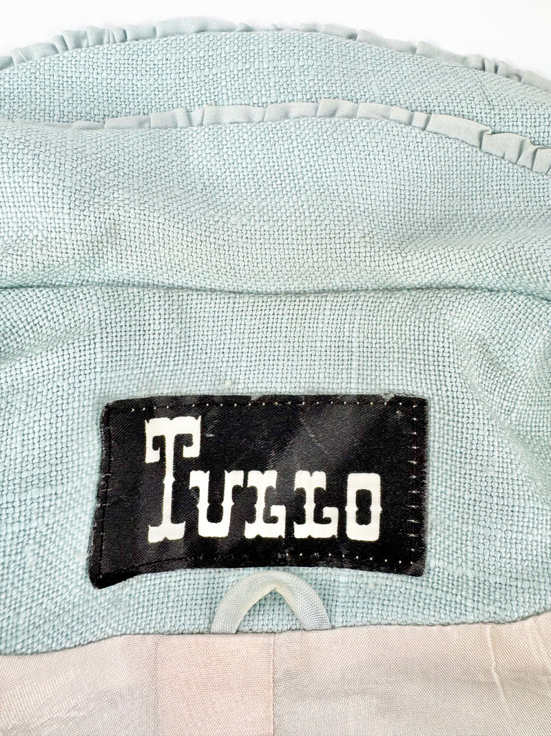 Vintage Tullo Aqua Woven Jacket - AU10