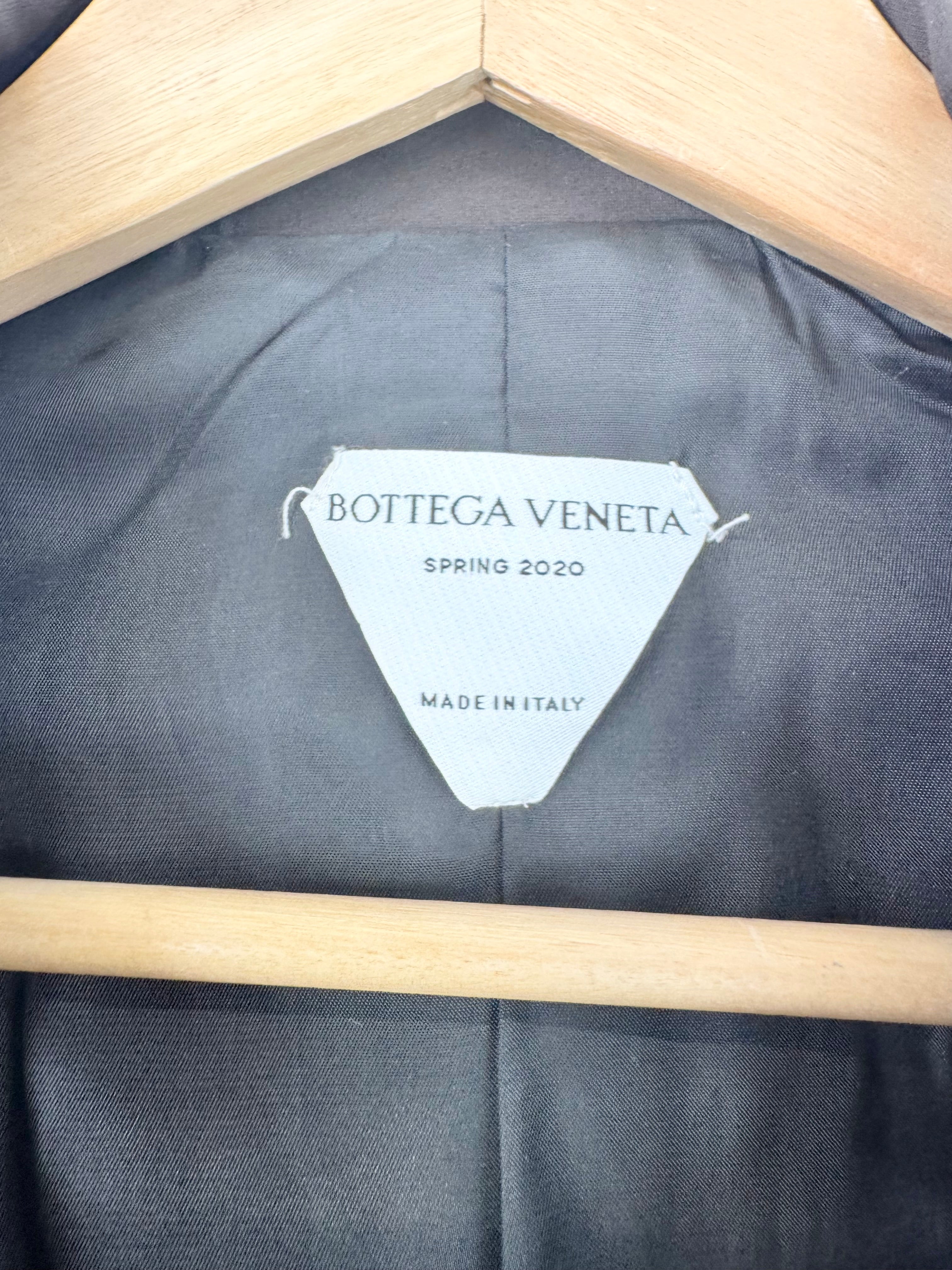 Bottega Venata Deep Brown Spring 2020 Open Blazer - 52