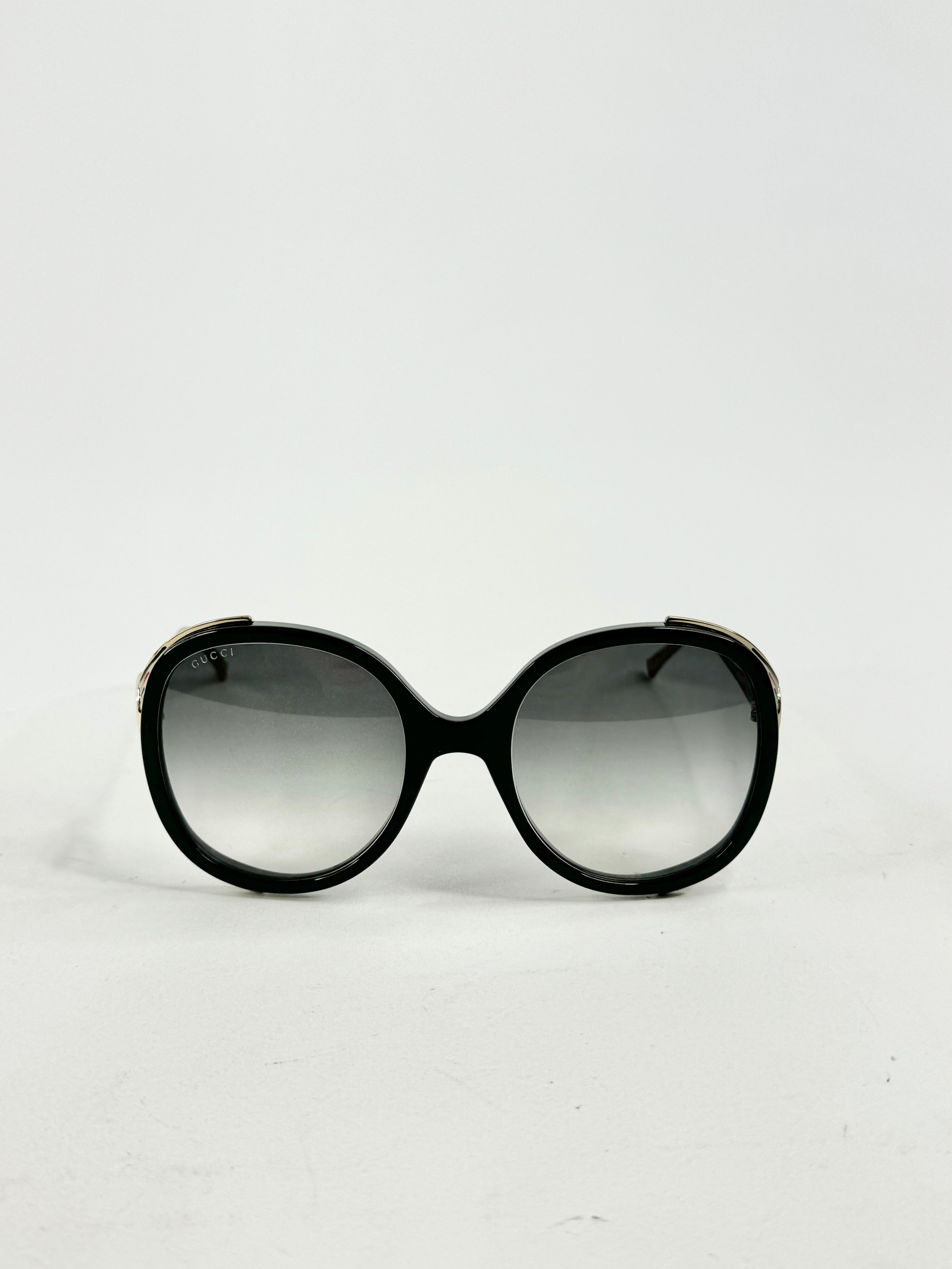 Gucci Grey Gradient Oversized Glasses