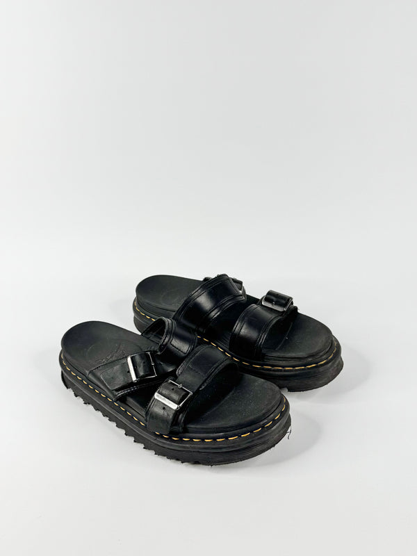 Dr Martens 'Myles' Black Sandals - EU41