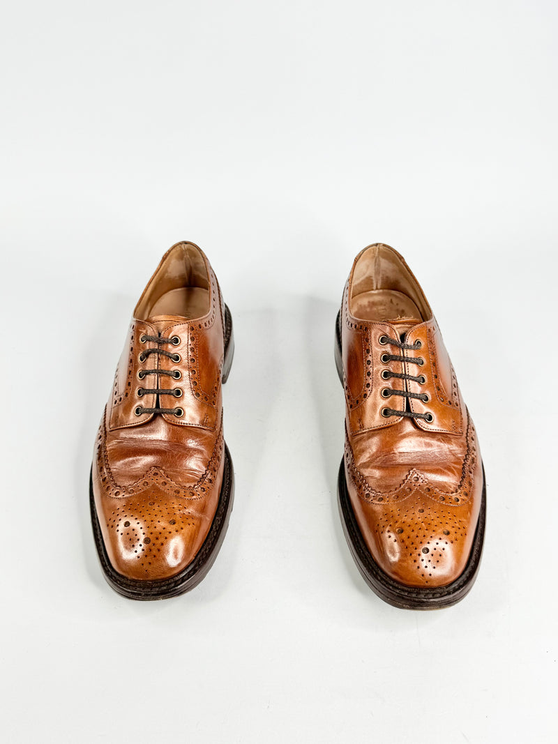 Vintage Loakes Tan Brogues - 8.5