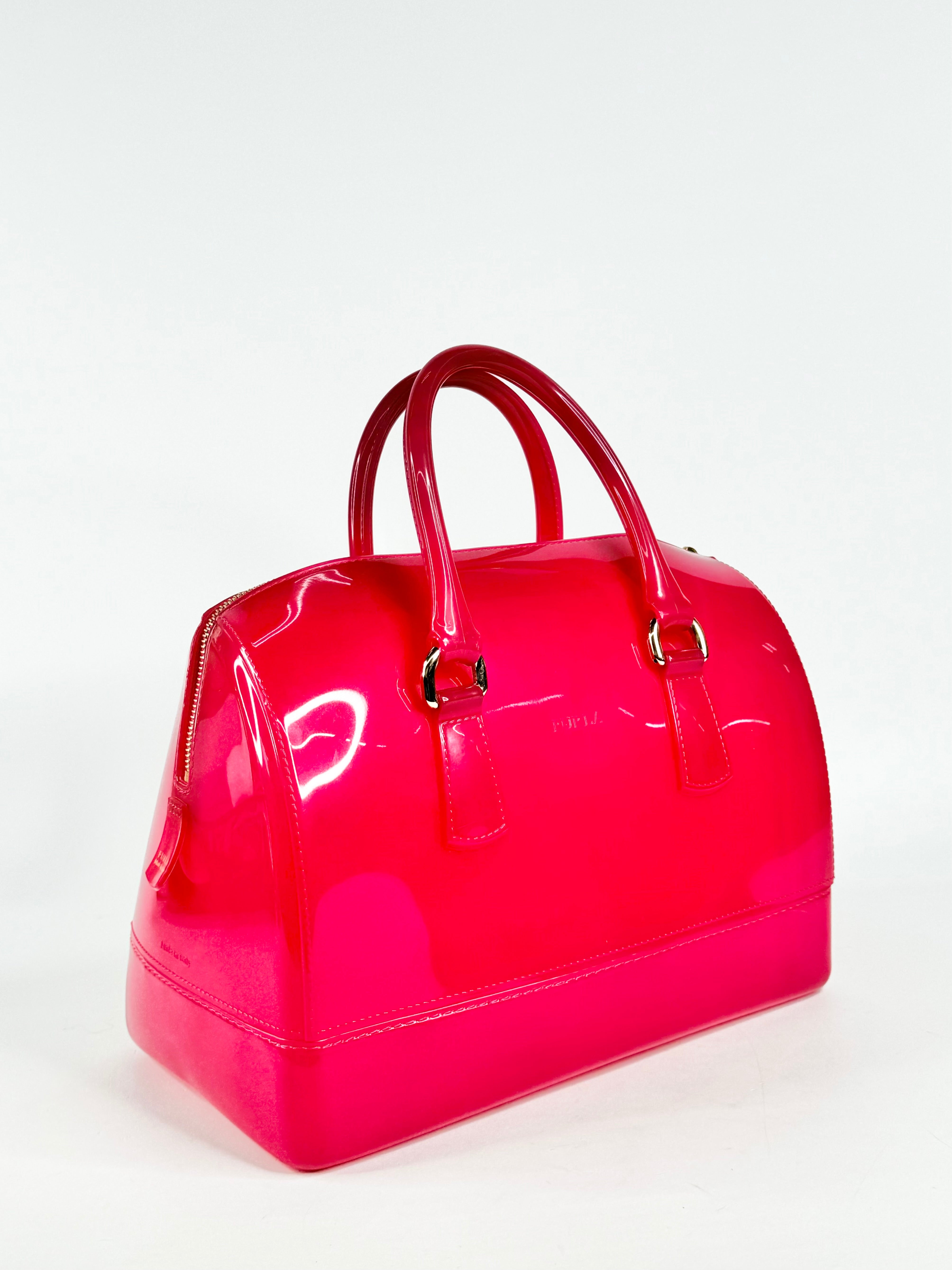 Furla Raspberry Candy Tote Bag