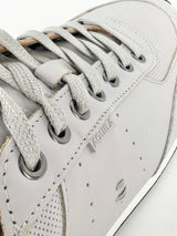 Aquila Light Grey Leather 'Apollo' Sneakers - EU43