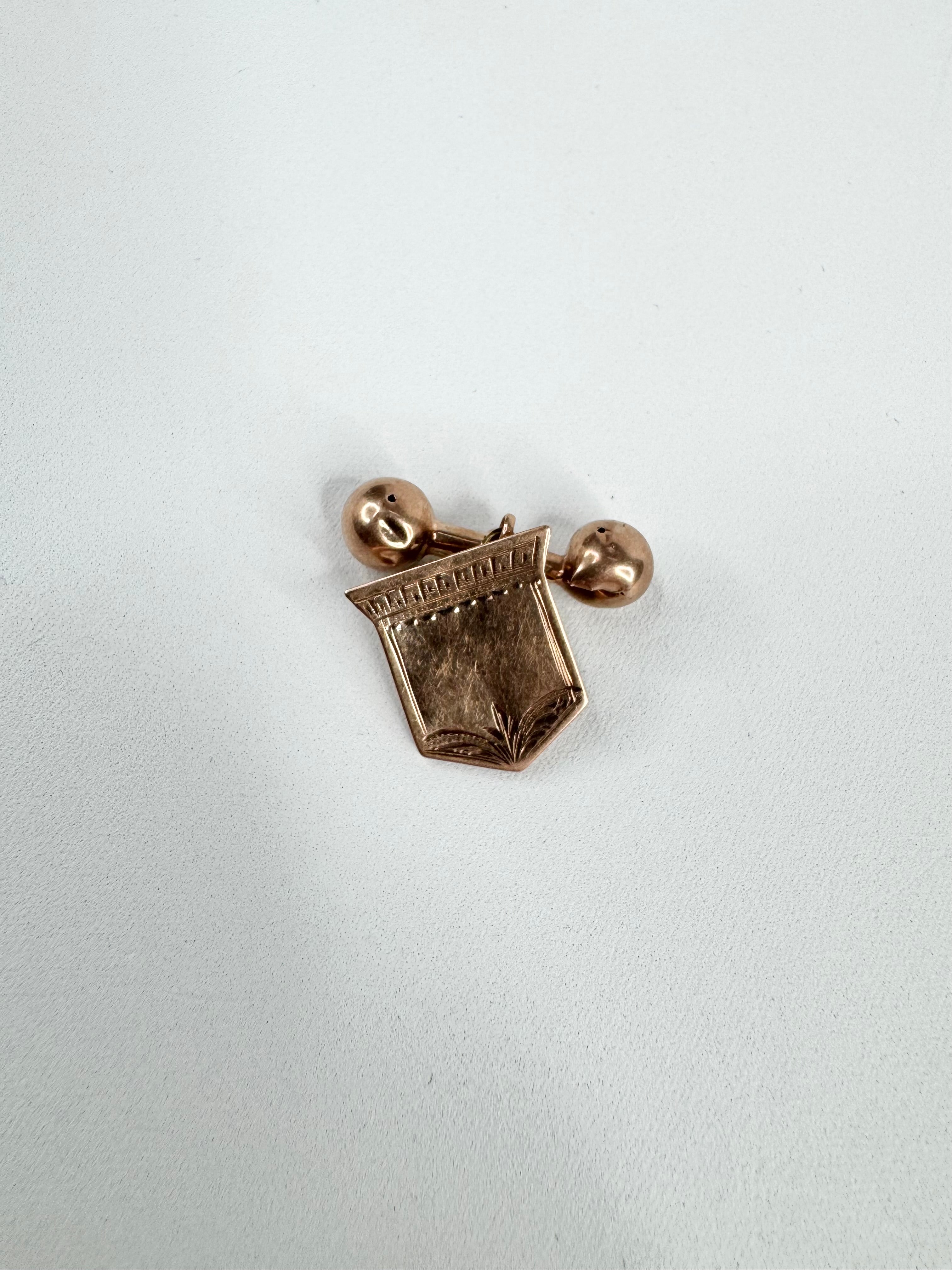 Antique 9ct Gold Australian Hallmarked Cufflinks