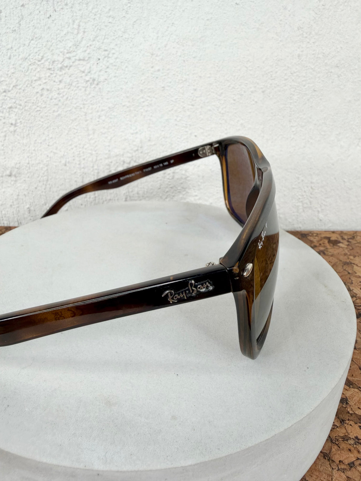 Ray-Ban Boyfriend Two 710/57 Polished Havana Sunglasses