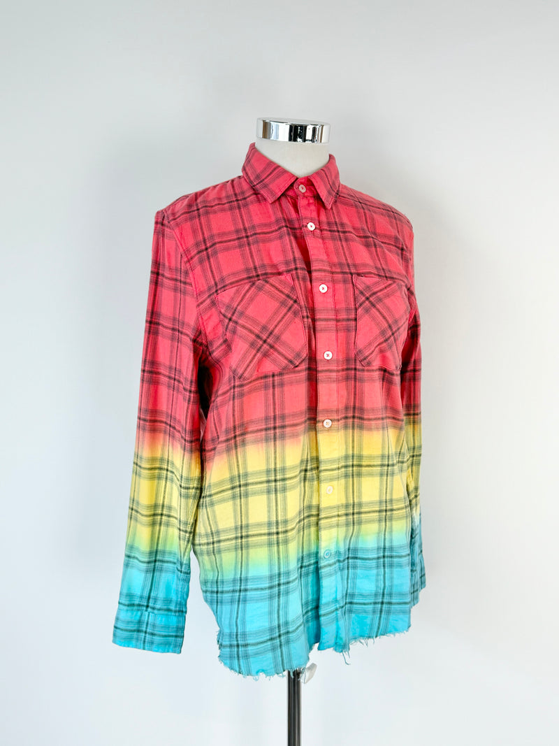 Amiri Multicoloured Plaid Shirt - S