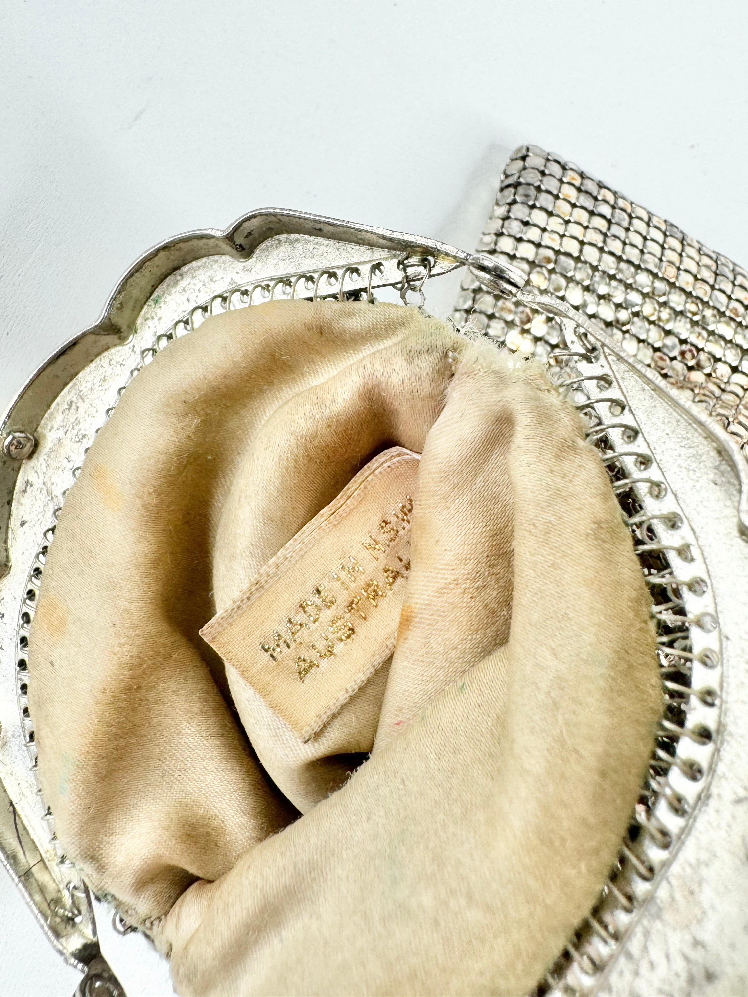Vintage Glomesh Silver Glasses Case