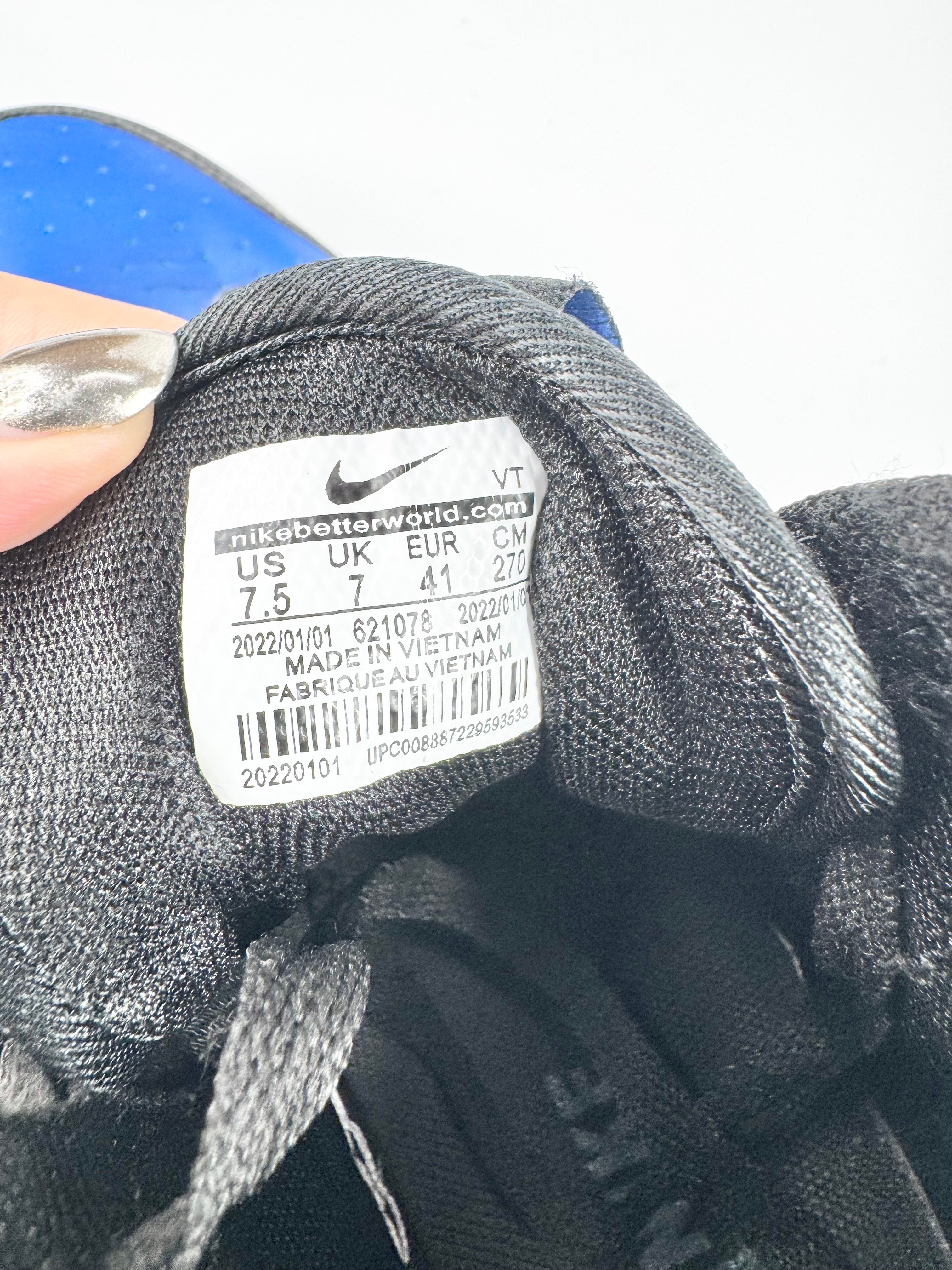 Nike Air Jordan 1 Mid 'Hyper Royal' High Top Sneakers - EU41