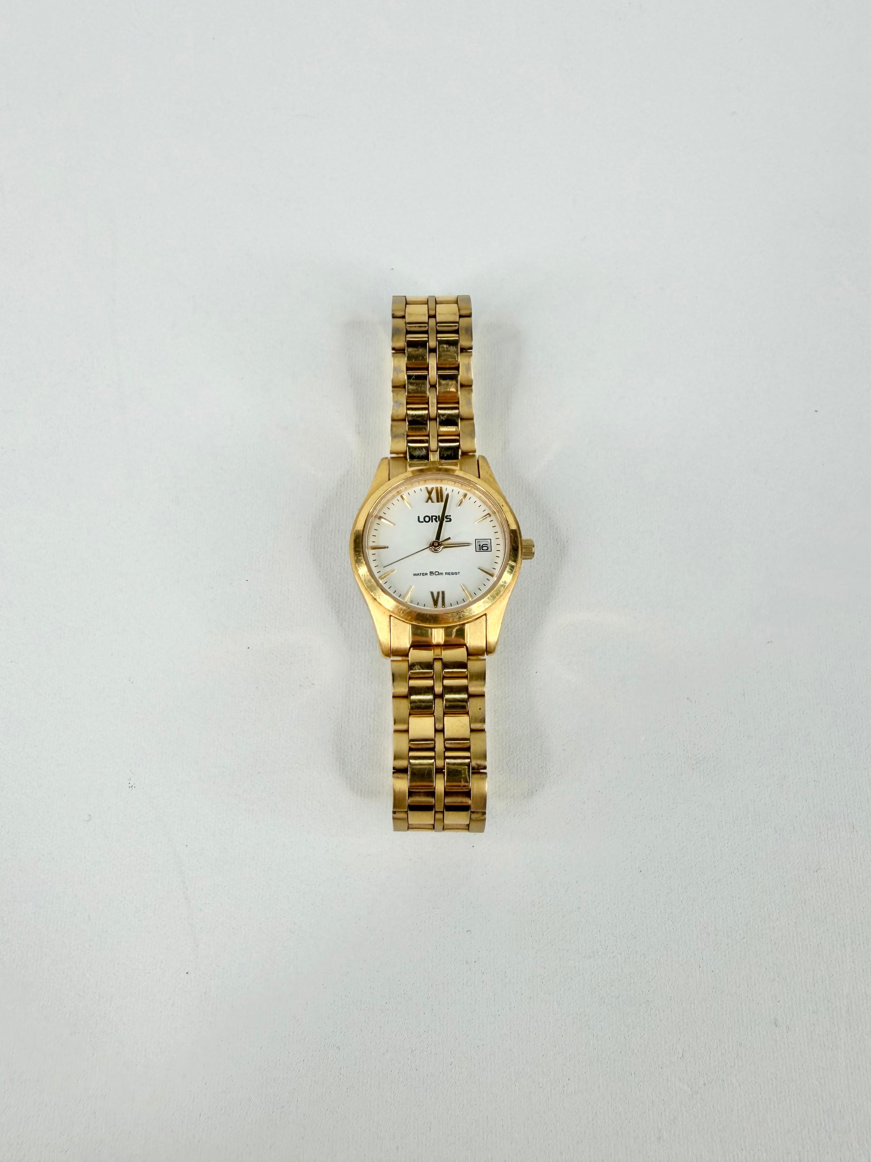 Lorus Gold Toned Japanese Movement Dress Watch