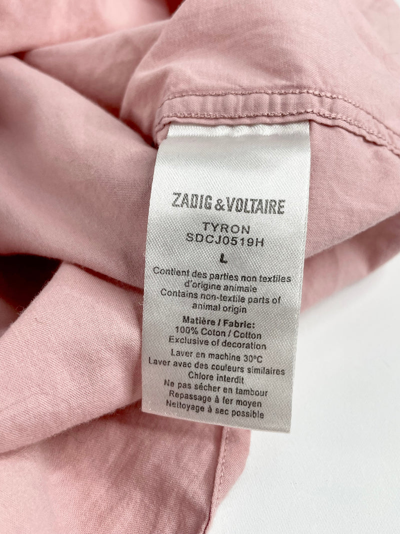 Zadig & Voltaire Pastel Pink 'Tyron' Top - AU12